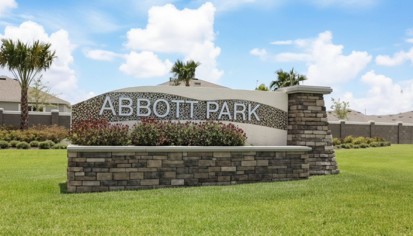 Abbott Park new construction homes in Zephyrhills, FL