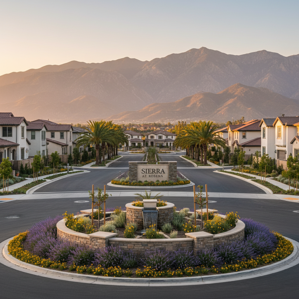 Sierra at Rosena new construction homes in Fontana, California