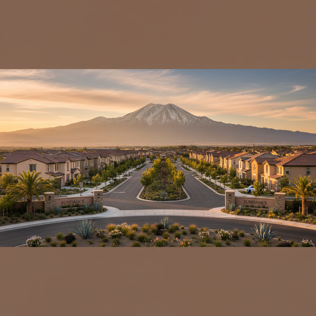 Sundance new construction homes in Beaumont, California
