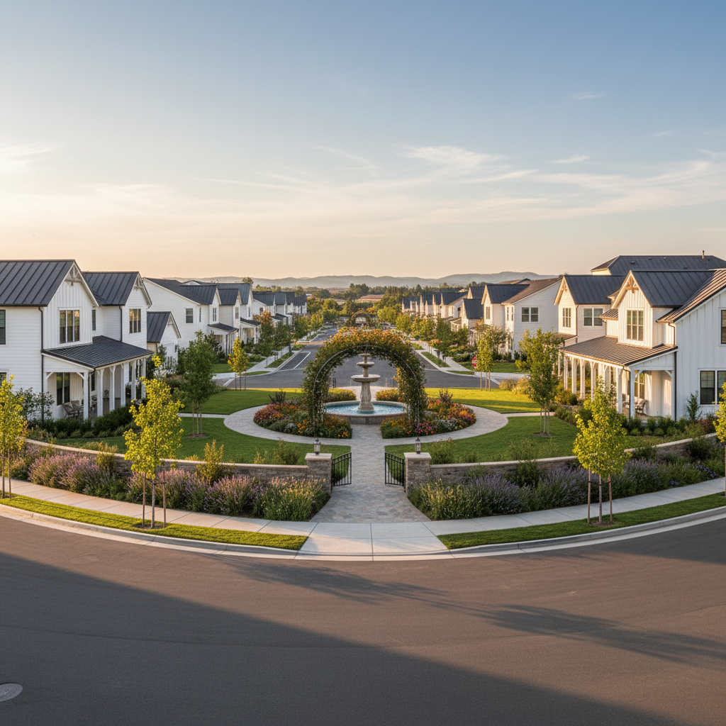 Pearl at Eastvale Square new construction homes in Eastvale, California